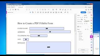 How to Create a PDF Fillable Form Easily amp Quickly in Adobe Acrobat [upl. by Alekat]