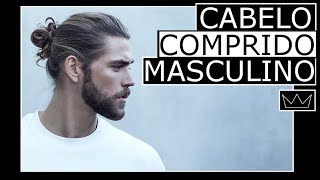 CABELO COMPRIDO MASCULINO como deixar crescer  MODA MASCULINA ft Macho Alpha [upl. by Ajtak227]