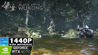 Black Myth Wukong  Unreal Engine 5 I RTX 4070  i5 13500 I 1440p Ultra  DLSS  Performance Test [upl. by Arekat838]