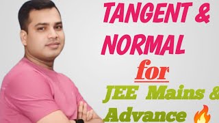 TANGENT amp NORMAL for JEE MAINS amp ADVANCEBITSATCOMEDKNDAVITKIITIPUCUSAT  AOD [upl. by Alesig]