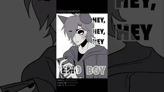 HEY EMO BOY ‼️😏🖤💀  Pink amp Gray Huma ver  sprunki animation meme alightmotion tweening trend [upl. by Warfield]