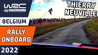 Thierry Neuville Rally Onboard  WRC Ypres Rally Belgium 2022 [upl. by Aztiraj395]