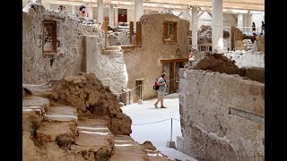 Akrotiri Archaeological Site Walkthrough Santorini [upl. by Waal]