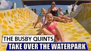 The Busby Quints Go Wild at the Thrilling Waterpark Adventure  OutDaughtered [upl. by Niko]