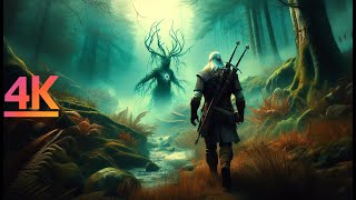 Geralt Hunting Ancient LESHEN 4K Full Quest Cinematic Gameplay  Witcher 3 Wild Hunt [upl. by Lalittah]