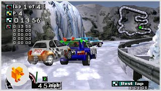 Rally Cross PS1  Veteran Normal Season Playthrough  DuckStation Emulation [upl. by Cristian]