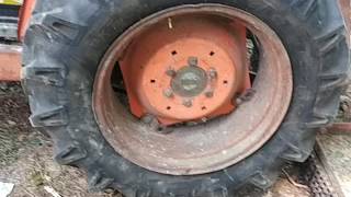 Changing tube on tractor tire [upl. by Giliane]