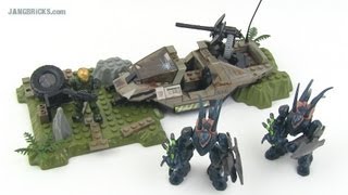 Mega Bloks Halo 96937 EVAs Last Stand set review [upl. by Elimaj]