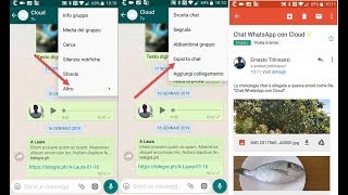 Come esportare una chat di WhatsApp [upl. by Laumas874]