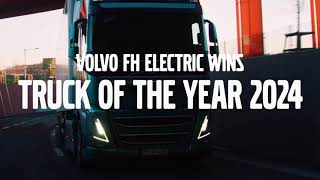 Volvo Trucks – Volvo FH Electric wins “Truck of the Year 2024” [upl. by Wrennie]