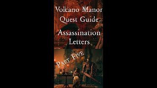 Elden Ring Volcano Manor  Letter Questline Part5 [upl. by Ahseiyt]