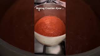 Ajvar Recipe  How to make vegetarian pepper caviar Great on grilled fish and meats shorts [upl. by Schoenfelder698]