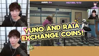 The cat meme is real Yuno and Raia FOUND OUT how to EXCHANGE THE COINS [upl. by Gratiana]