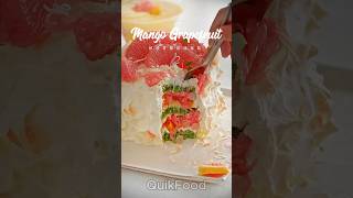 Mango grapefruit fruitcake shorts cake [upl. by Aneeram]