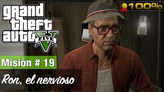 Grand Theft Auto 5  Misión 19  Ron el nervioso Medalla de Oro  100 [upl. by Suoicerp]