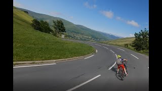 FPV Drone  MTB Chase on the Col de Peyresourde [upl. by Sielen]