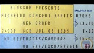 New Order1963 Live 751989 [upl. by Aldas]