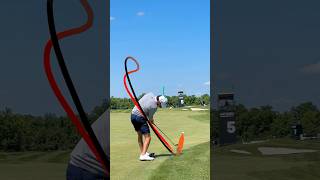 Joaquin Niemann golf swing on Shot Tracer app [upl. by Onafets442]