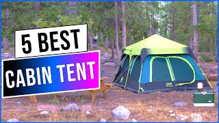 Top 5 Best Cabin Tents 2024  Best Cabin Tents For Camping [upl. by Aileme997]