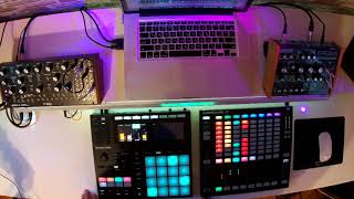 NI Maschine amp Moog Mother 32  live jam 1 [upl. by Kristen763]