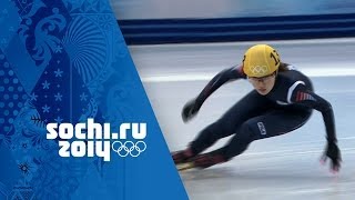 Ladies Short Track Speed Skating  500m Heats  Sochi 2014 Winter Olympics [upl. by Janerich]