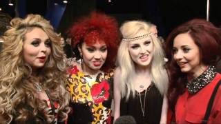 Little Mix talk Tulisa new album and Simon Cowells new DJ talent show [upl. by Caravette325]