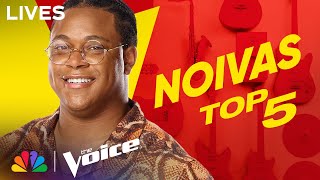 NOIVAS Performs Lenny Kravitzs quotFly Awayquot  The Voice Live Finale  NBC [upl. by Anina]