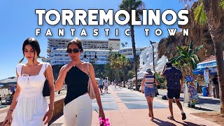 Torremolinos Spain Fantastic Town amp Feria San Miguel 2024 Update Costa del Sol  Málaga 4K [upl. by Dnalyaw]