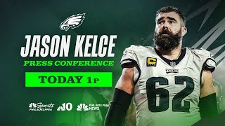 Jason Kelce Eagles press conference  Today at 1pm [upl. by Carrew]