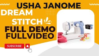 Usha janome dream stitch tamil dreamstitch janometamil ushajanomedreamstitch no8668077068 [upl. by Genna]