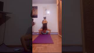 Headstand beginner headstand begginers yoga fitness trending [upl. by Aisats649]