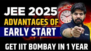 JEE 2025  Benefits of Early Start  Get IIT Bombay in 1 Year  Early Warrior Course [upl. by Nwahsirhc400]