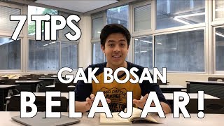 7 TIPS mengatasi BOSAN dalam BELAJAR EFEKTIF  Tips Jerome 1 [upl. by Jansen514]