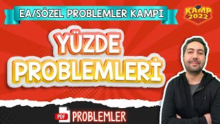 Yüzde Problemleri  Kamp2022 tyt2022EASOZPRO7 [upl. by Drofub]