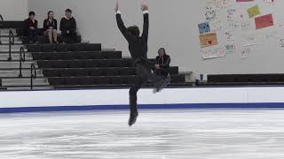 Leo Ribaudo  Novice Men Short Program  2025 Eastern Sectional Singles Final [upl. by Suzy]