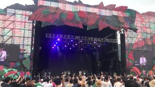 지산 밸리록 2017  RADWIMPS  전전전세前前前世 떼창 Live at Jisan South Korea [upl. by Alehtse]