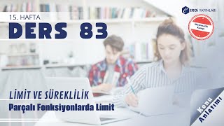 Ergi AYT 2024 Matematik Kampı  Ders 83  Limit ve Süreklilik  Parçalı Fonksiyonlarda Limit [upl. by Almond10]