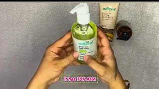 M CAFFEINE ALL BODY WASH REVIEW GREEN TEAAHA BHAACNE CONTROL ESPRESSO COFFEE SCRUB 🤎paraben free [upl. by Naruq263]