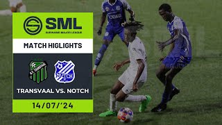 SML MATCH HIGHLIGHTS  TRANSVAAL VS NOTCH MATCHDAY 17  140724 [upl. by Sula957]