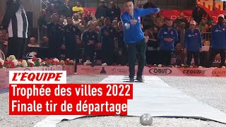 Pétanque  Le replay de la finale du tir de départage ToulouseBron Trophée des villes 2022 [upl. by Enenaj314]