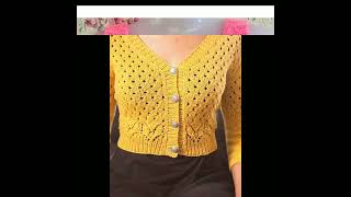 woolen blouse design for ladies [upl. by Mikkanen445]