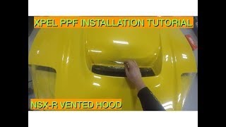 PPF Hood Wrap Tutorial  POV Step by Step bulk install on an NSX [upl. by Ecilegna]