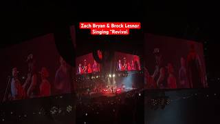 Zach Bryan amp Brock Lesnar Singing “Revival” Live 2023 Burn Burn Burn Tour [upl. by Naryb332]