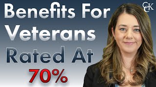 70 VA Disability Rating Benefits for Veterans Rated at 70 [upl. by Krueger]