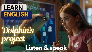 Dolphin project  Improve your English  English listening skills  Speaking skills [upl. by Akiemaj]