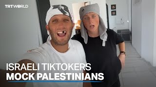 Israeli TikTokers mocking embattled Palestinians goes viral in Israel [upl. by Ranee]