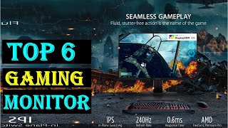 TOP 5 BEST GAMING MONITORS 2024  Best Gaming Monitor Reviews [upl. by Nnanaej418]