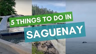 Quebec Canada Travel Guide  5 Things to do in Saguenay Quebec Canada [upl. by Huebner]