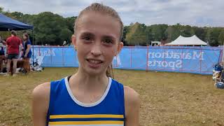 Ocean State Invitational Whitinsville Christians Emily Flagg defends Varsity D2 title [upl. by Gibby]