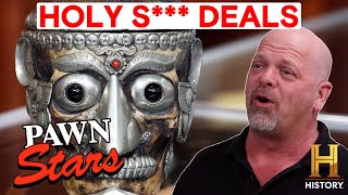 Pawn Stars TOP 7 RARE RELIGIOUS ITEMS Part 2 [upl. by Yerffoej684]